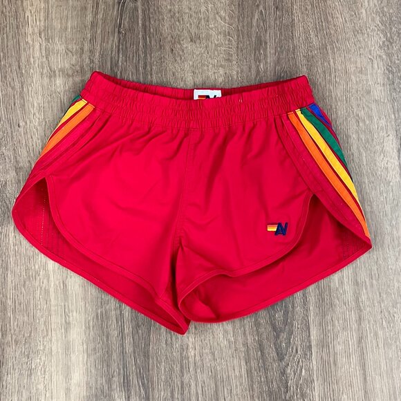 Aviator Nation 5 Stripe Red Flex Board Shorts Sz XS - Picture 2 of 9
